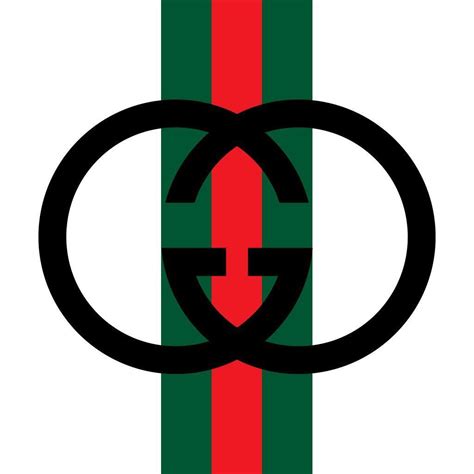 gucci red and green logo.